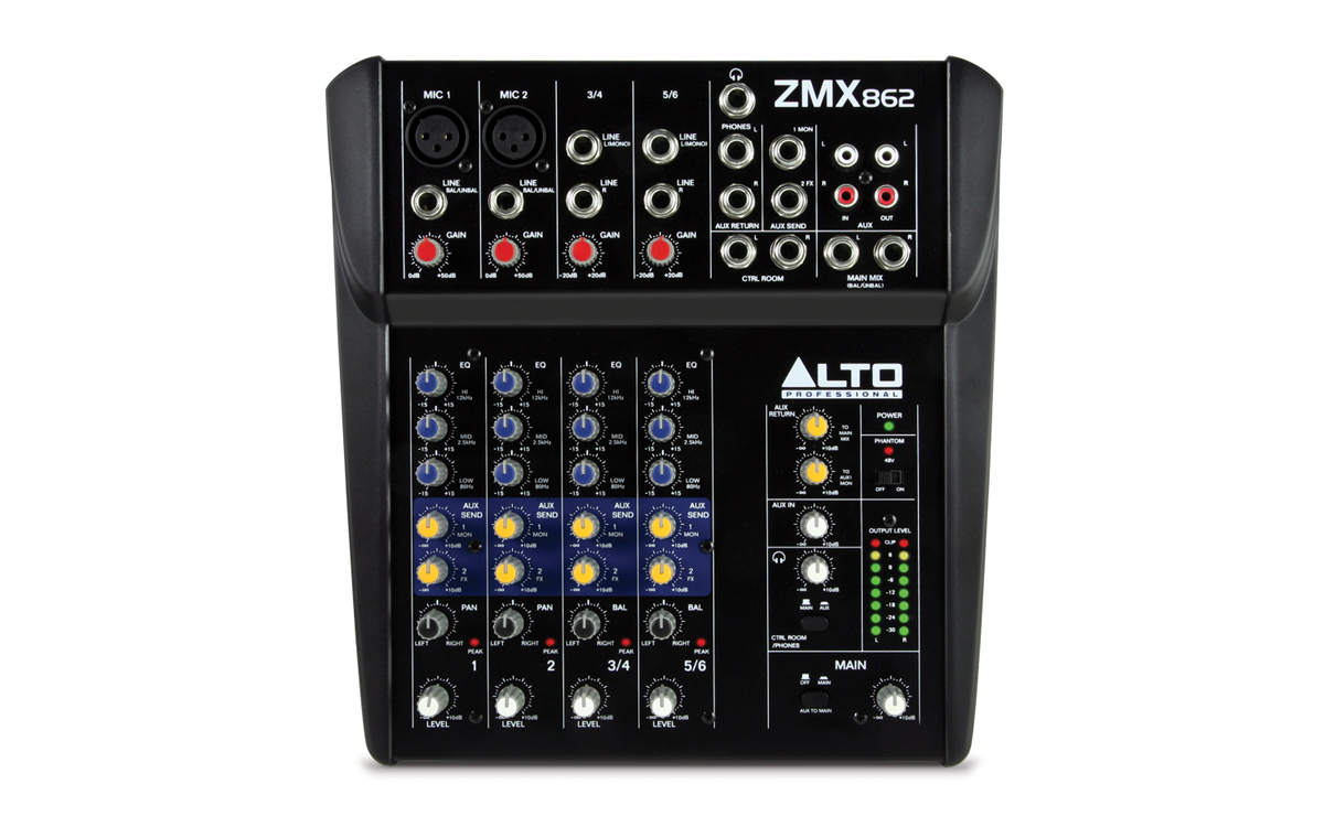 Alto Professional - ZMX Series > ZMX862